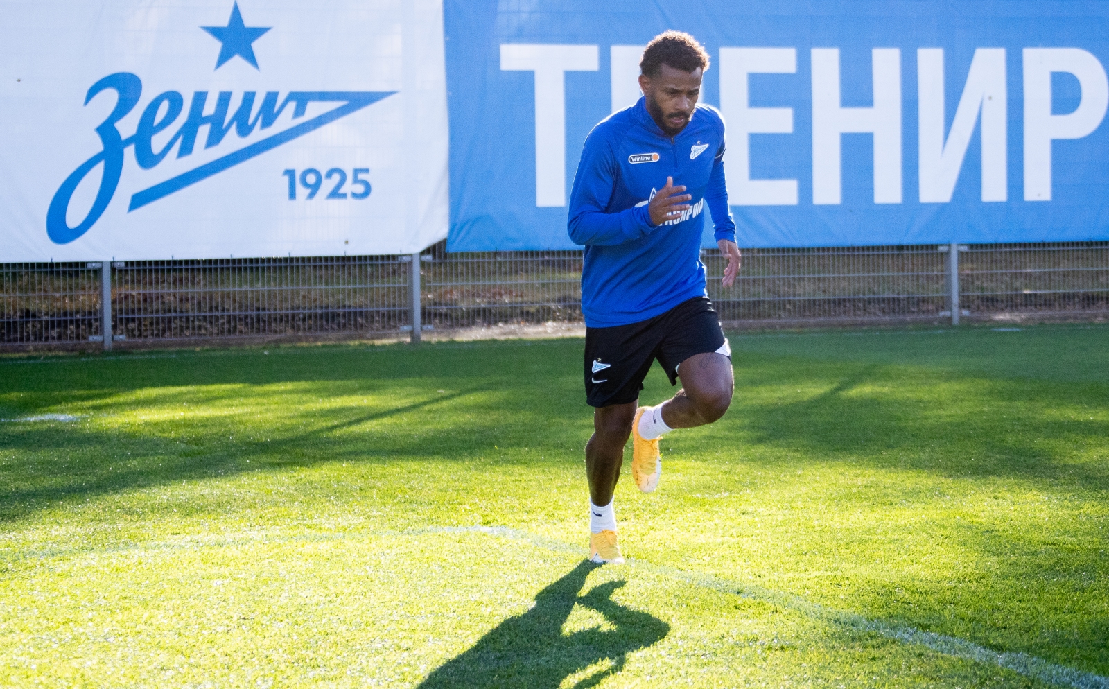 Первая тренировка Вендела в «Зените»