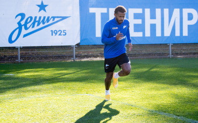 Первая тренировка Вендела в «Зените»