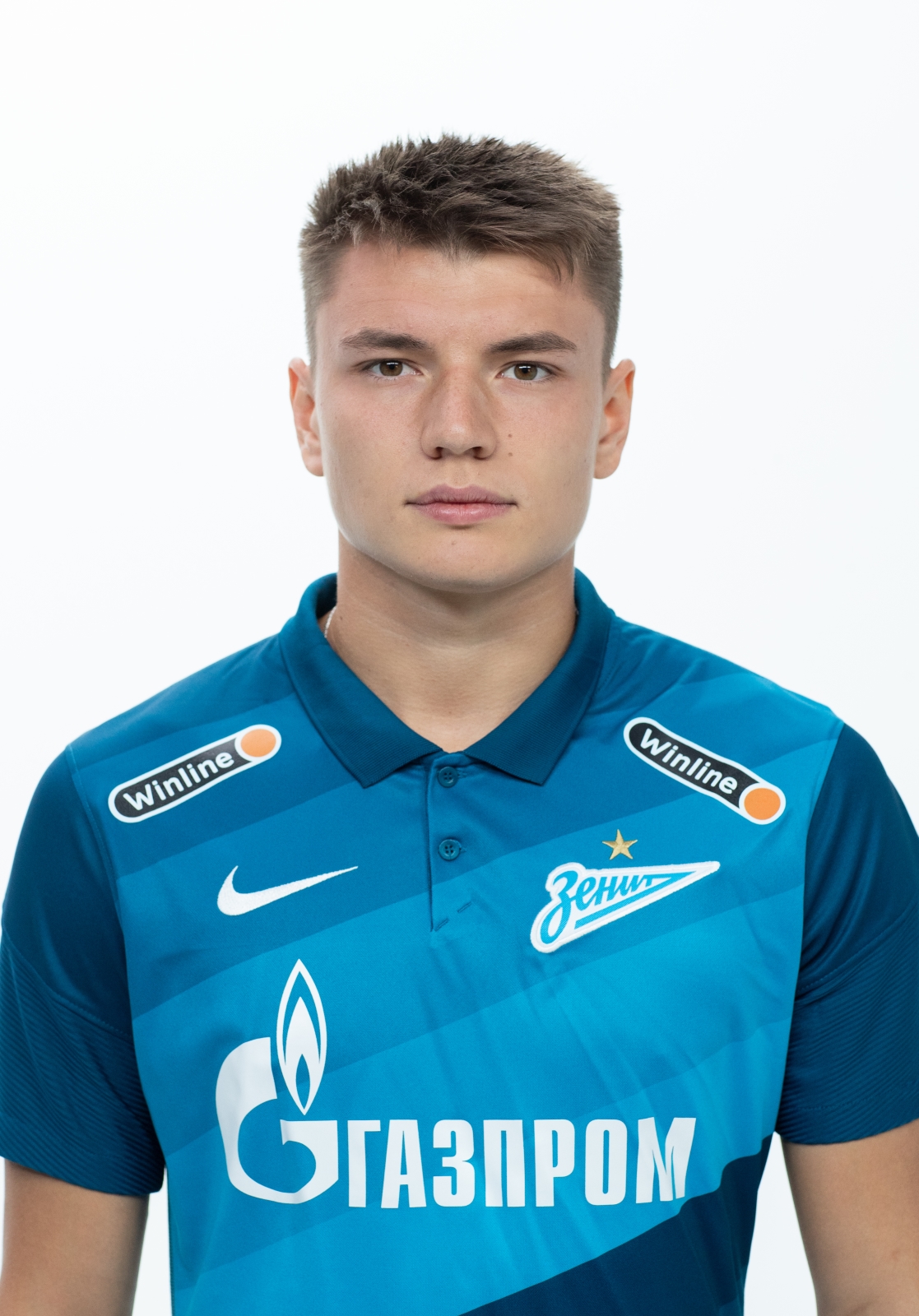 Фотосессия футболистов и тренеров основного состава ФК «Зенит» сезона 2020/21