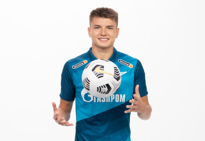 Фотосессия футболистов и тренеров основного состава ФК «Зенит» сезона 2020/21