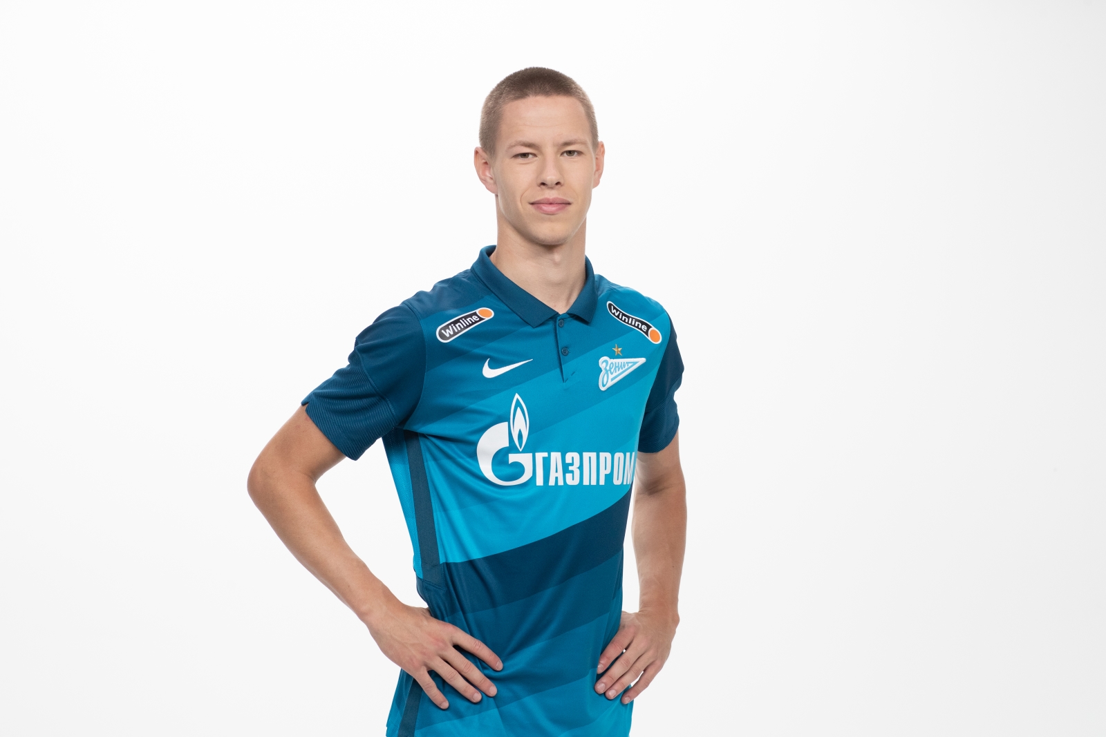 Фотосессия футболистов и тренеров основного состава ФК «Зенит» сезона 2020/21