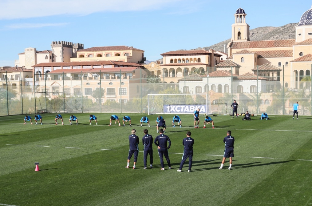 «Газпром»-тренировочные сборы в Испании: 30 января, утренняя тренировка