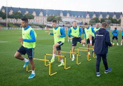 «Газпром»-тренировочные сборы в Катаре: 18 января, вечерняя тренировка