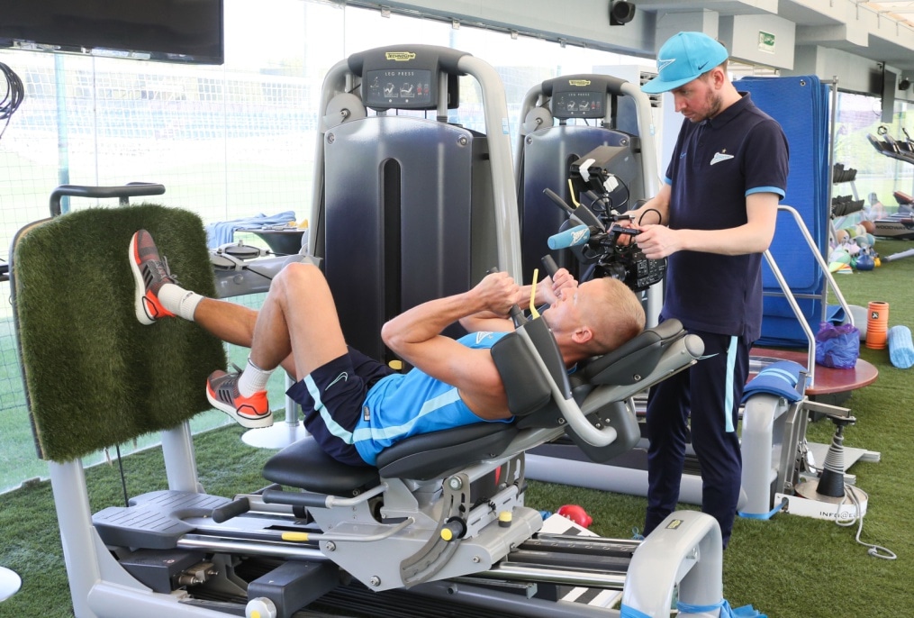 «Газпром»-тренировочные сборы в Катаре: 19 января, утренняя тренировка