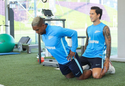 «Газпром»-тренировочные сборы в Катаре: 17 января, утренняя тренировка