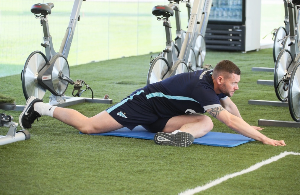 «Газпром»-тренировочные сборы в Катаре: 17 января, утренняя тренировка