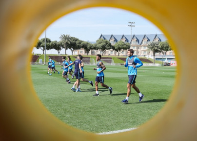 «Газпром»-тренировочные сборы в Катаре: 19 января, утренняя тренировка