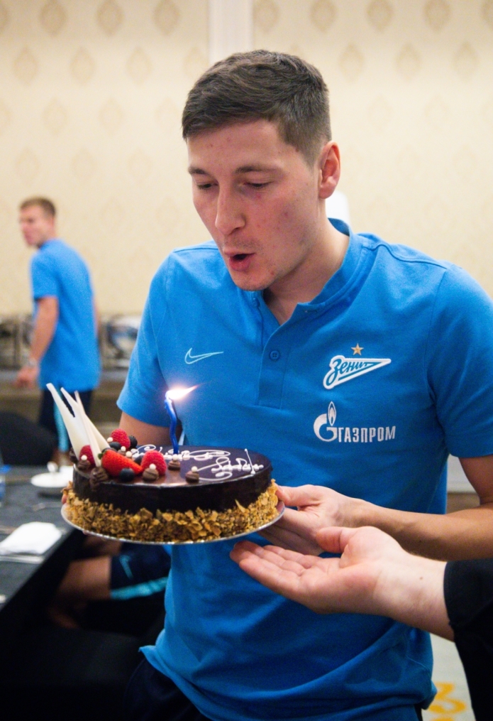 «Газпром»-тренировочные сборы в Катаре: 15 января, вечерняя тренировка