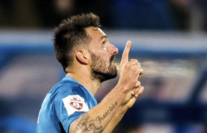 Данни отмечает первый гол после возвращения в строй