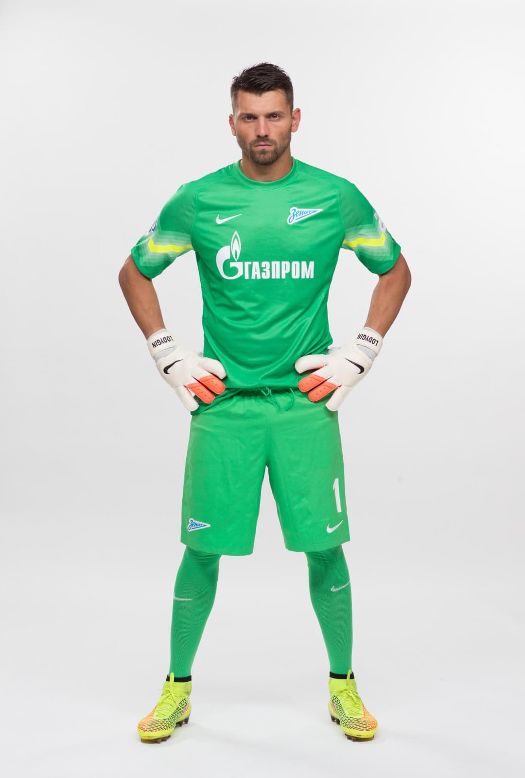 Фотосессия футболистов и тренеров основного состава ФК «Зенит» сезона 2014/2015