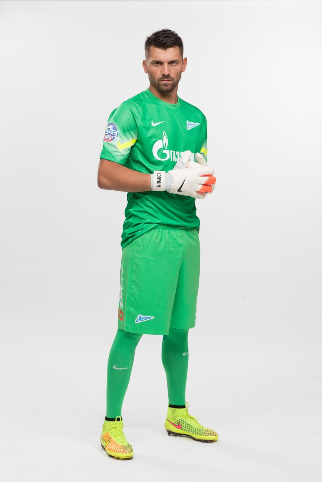 Фотосессия футболистов и тренеров основного состава ФК «Зенит» сезона 2014/2015