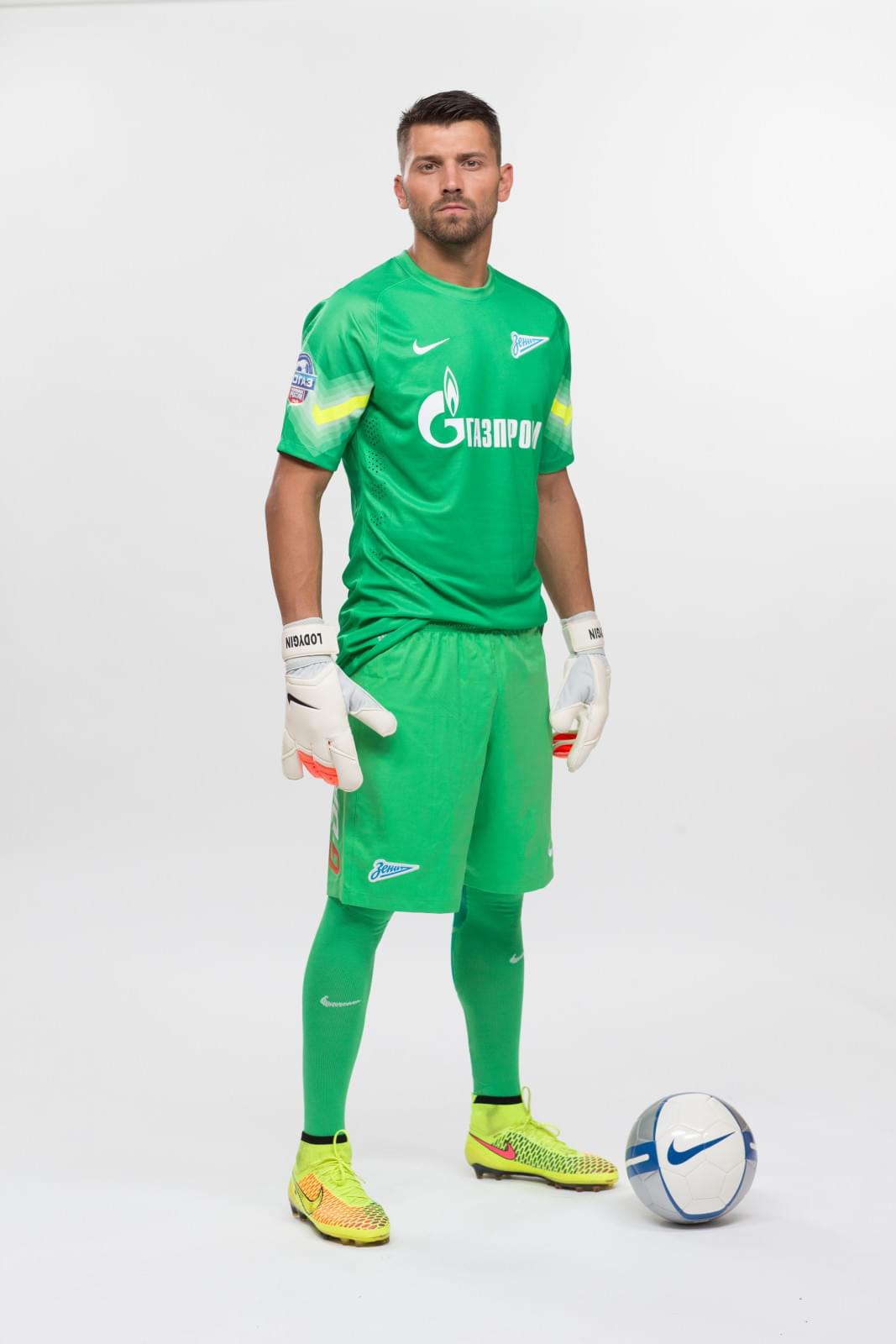 Фотосессия футболистов и тренеров основного состава ФК «Зенит» сезона 2014/2015