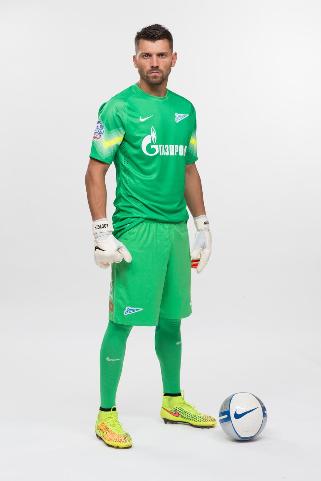 Фотосессия футболистов и тренеров основного состава ФК «Зенит» сезона 2014/2015