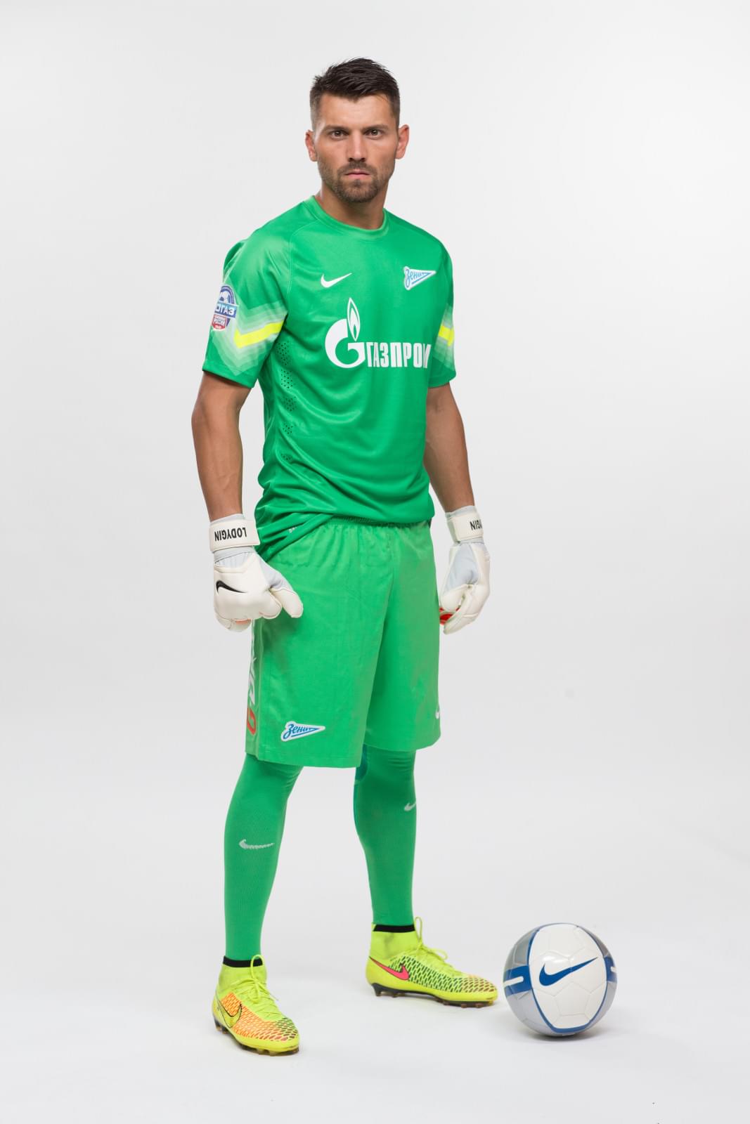 Фотосессия футболистов и тренеров основного состава ФК «Зенит» сезона 2014/2015