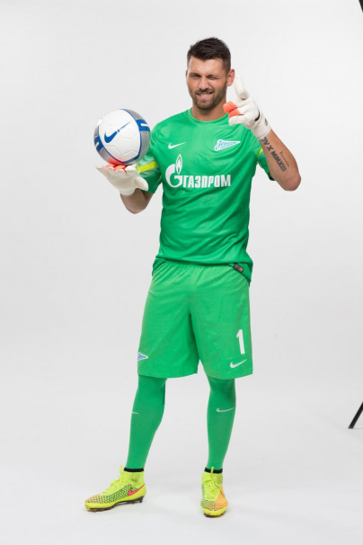 Фотосессия футболистов и тренеров основного состава ФК «Зенит» сезона 2014/2015