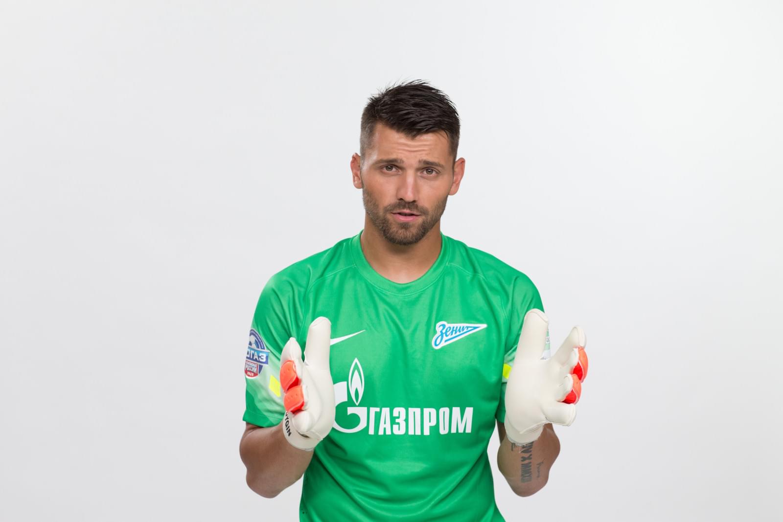 Фотосессия футболистов и тренеров основного состава ФК «Зенит» сезона 2014/2015