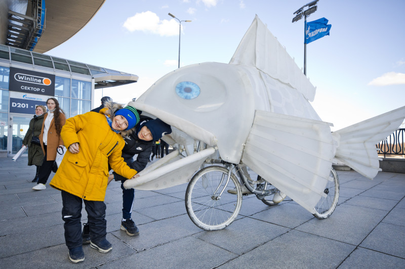 Фан-променад на матче «Зенит» — «Урал»