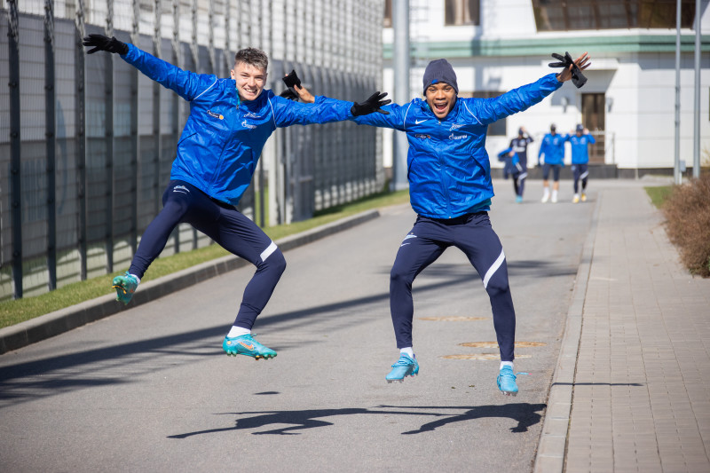 Открытая тренировка «Зенита» перед матчем с  «Локомотивом»