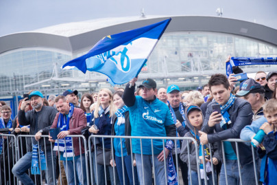 Фан-променад перед матчем «Зенит» — «Химки»