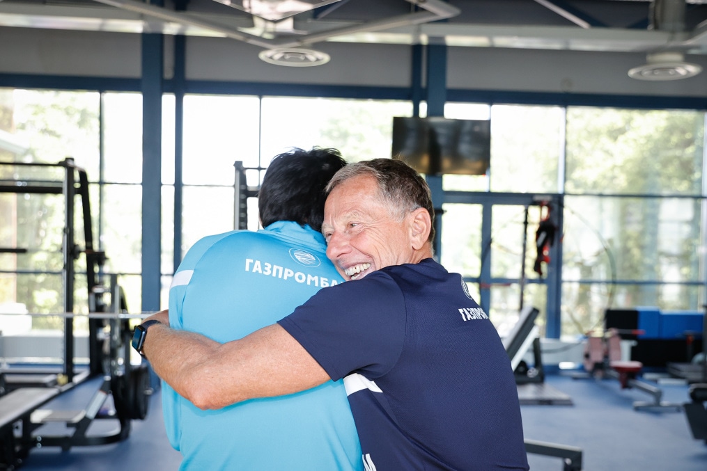 Первая тренировка основного состава «Зенита» после отпуска