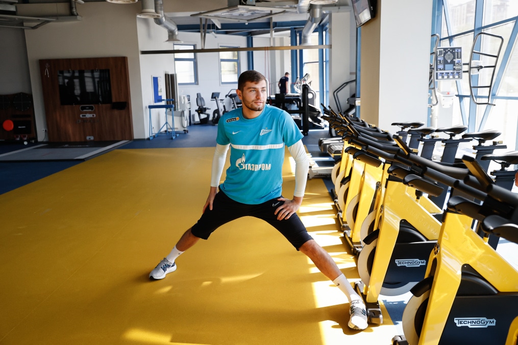 Первая тренировка основного состава «Зенита» после отпуска