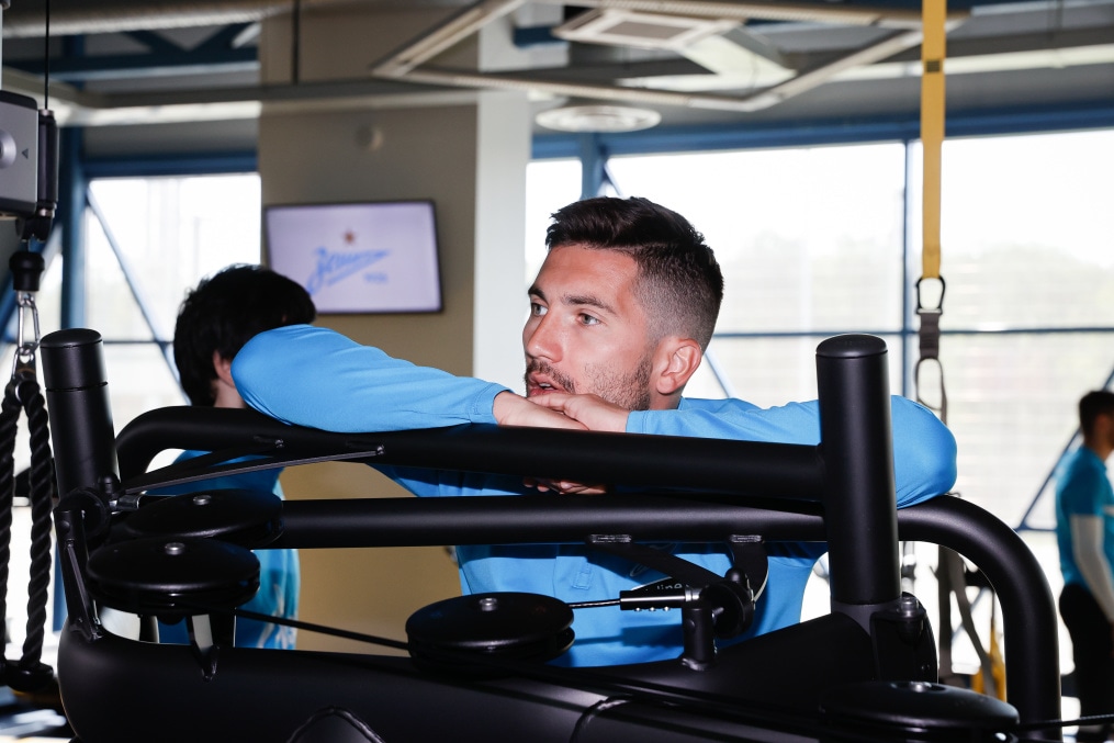 Первая тренировка основного состава «Зенита» после отпуска