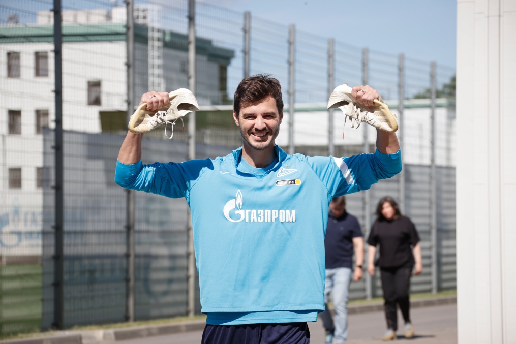 Первая тренировка основного состава «Зенита» после отпуска