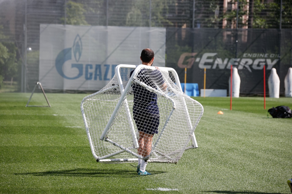 Первая тренировка основного состава «Зенита» после отпуска