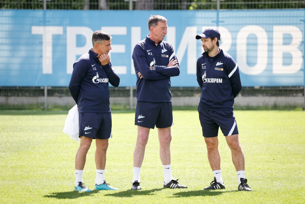 Первая тренировка основного состава «Зенита» после отпуска