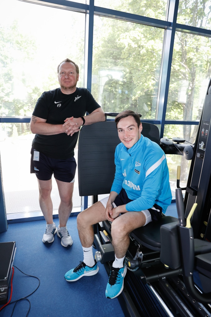 Первая тренировка основного состава «Зенита» после отпуска