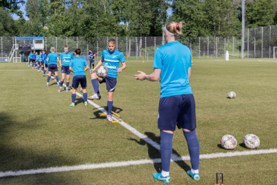 Тренировка женской команды «Зенит»