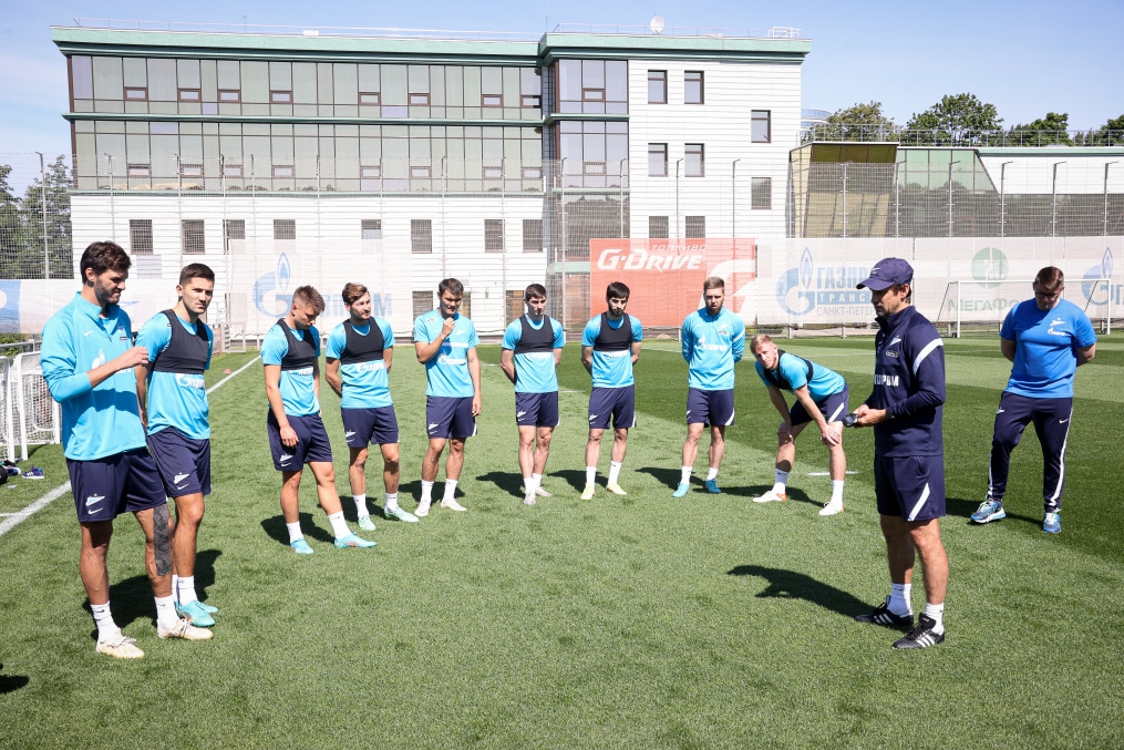 «Газпром» — тренировочные сборы в Петербурге: 23 июня, утренняя тренировка