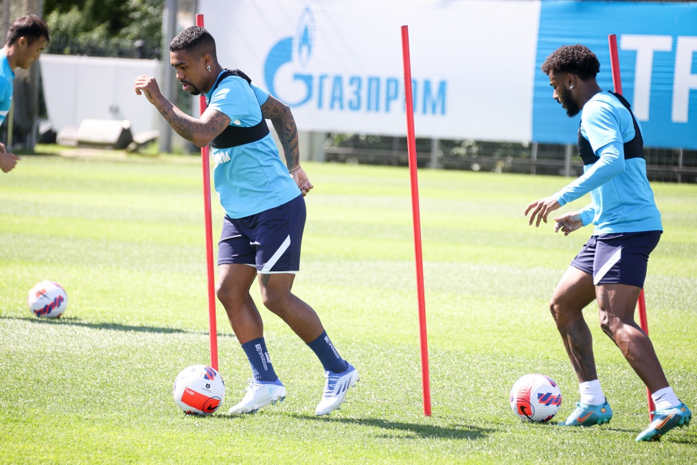 «Газпром» — тренировочные сборы в Петербурге: 23 июня, утренняя тренировка