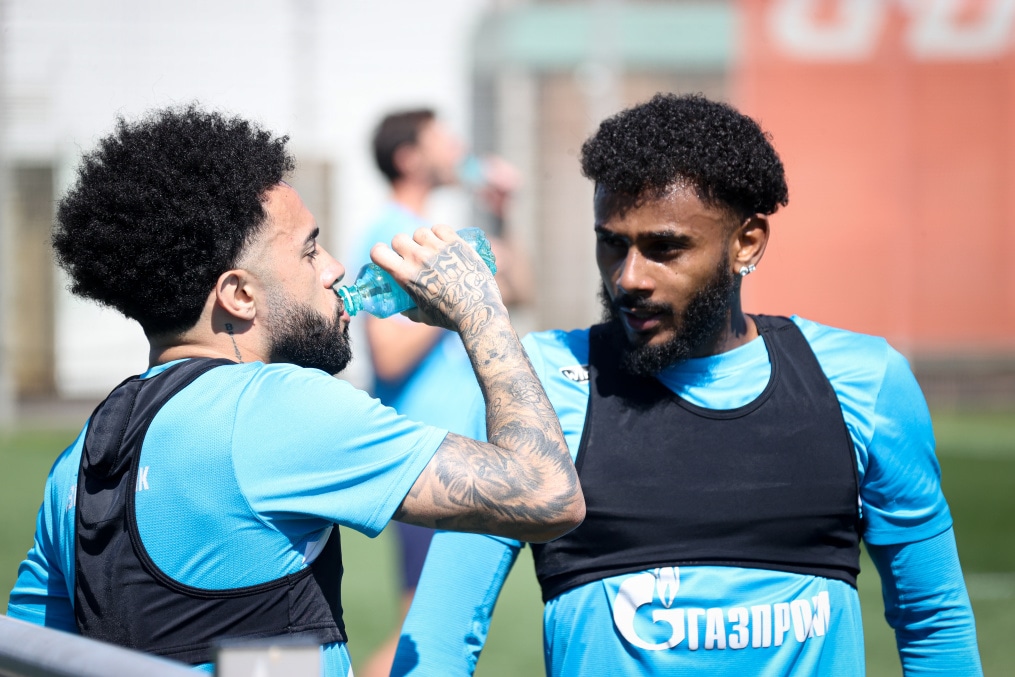 «Газпром» — тренировочные сборы в Петербурге: 23 июня, утренняя тренировка