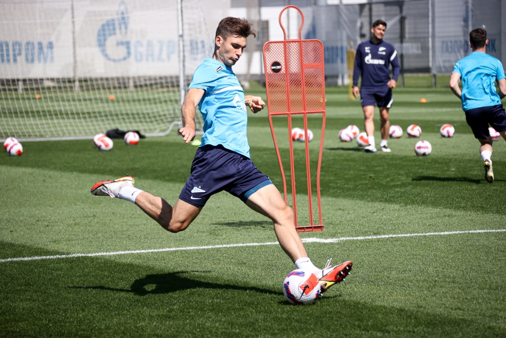 «Газпром» — тренировочные сборы в Петербурге: 23 июня, утренняя тренировка