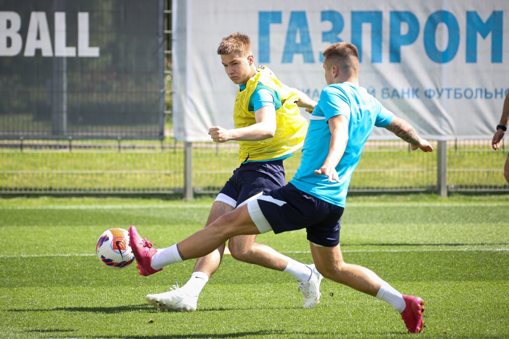 «Газпром» — тренировочные сборы в Петербурге: 23 июня, утренняя тренировка