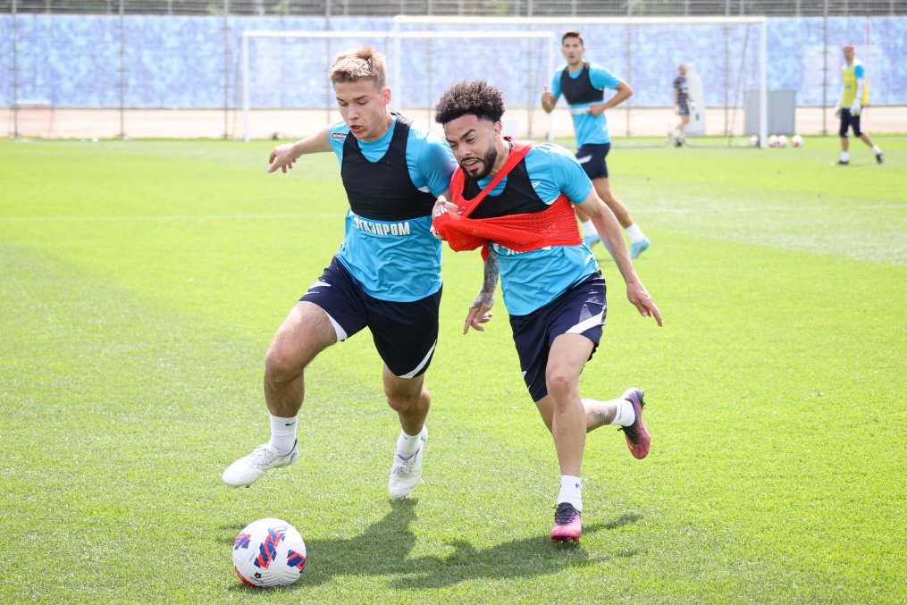 «Газпром» — тренировочные сборы в Петербурге: 23 июня, утренняя тренировка
