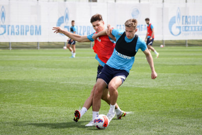 «Газпром» — тренировочные сборы в Петербурге: 23 июня, утренняя тренировка