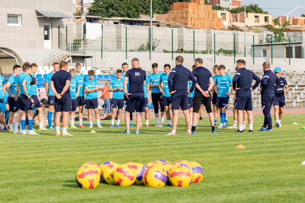 «Газпром» — тренировочные сборы «Зенита»-м в Ставропольском крае: 25 июня, вечерняя тренировка