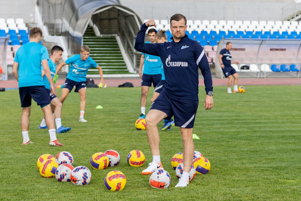 «Газпром» — тренировочные сборы «Зенита»-м в Ставропольском крае: 25 июня, вечерняя тренировка