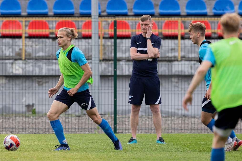 «Газпром» — тренировочные сборы «Зенита»-м в Ставропольском крае: 26 июня, вечерняя тренировка