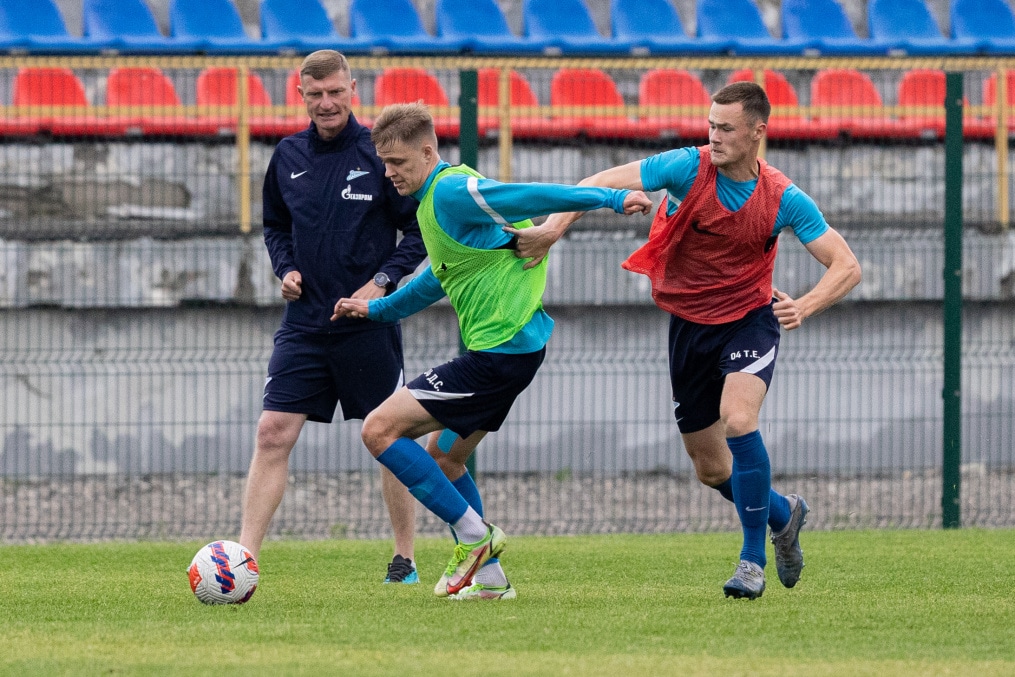 «Газпром» — тренировочные сборы «Зенита»-м в Ставропольском крае: 26 июня, вечерняя тренировка