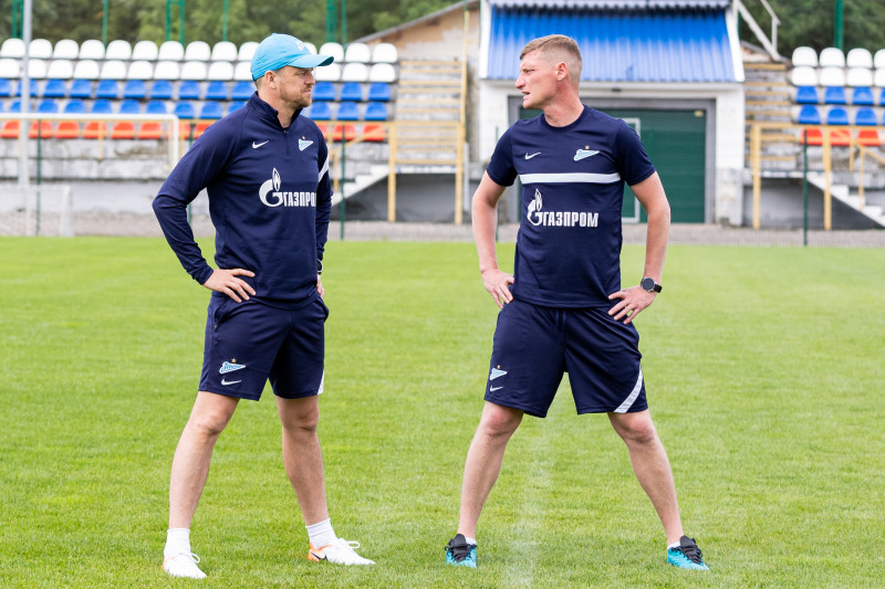 «Газпром» — тренировочные сборы «Зенита»-м в Ставропольском крае: 27 июня, утренняя тренировка