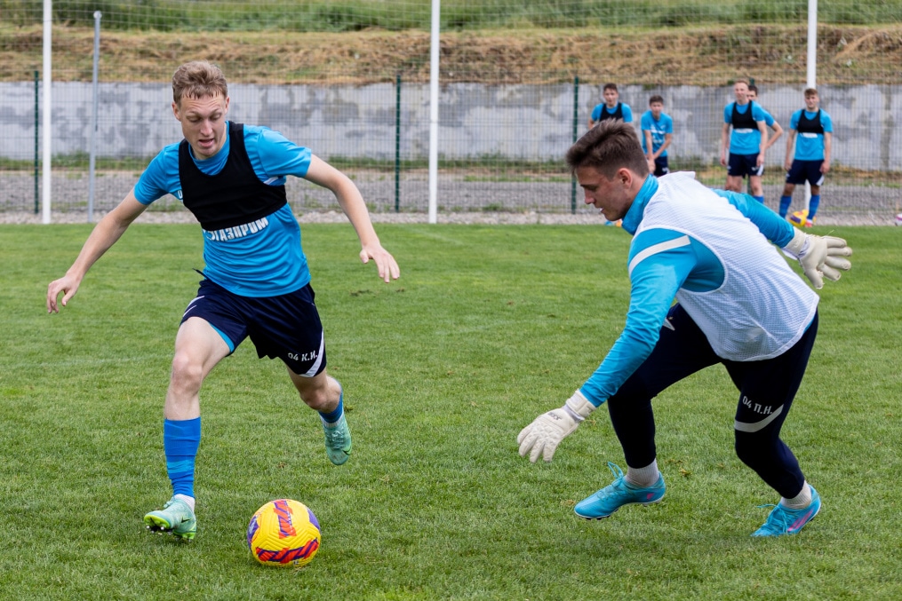 «Газпром» — тренировочные сборы «Зенита»-м в Ставропольском крае: 27 июня, утренняя тренировка