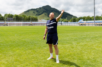 «Газпром» — тренировочные сборы «Зенита»-м в Ставропольском крае: 27 июня, утренняя тренировка