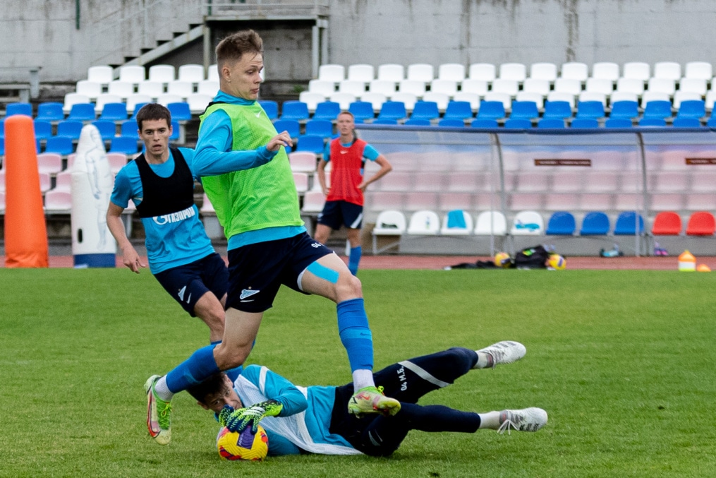 «Газпром» — тренировочные сборы «Зенита»-м в Ставропольском крае: 26 июня, вечерняя тренировка