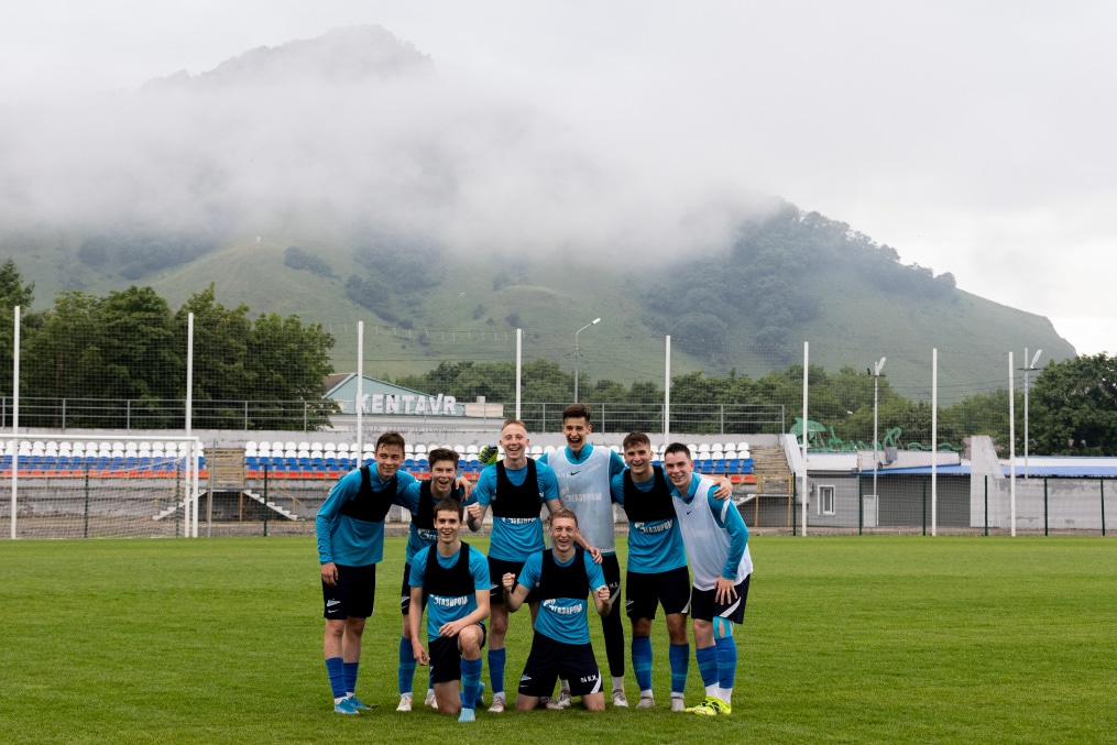 «Газпром» — тренировочные сборы «Зенита»-м в Ставропольском крае: 26 июня, вечерняя тренировка