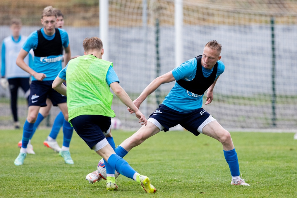 «Газпром» — тренировочные сборы «Зенита»-м в Ставропольском крае: 26 июня, вечерняя тренировка