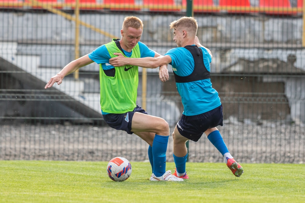 «Газпром» — тренировочные сборы «Зенита»-м в Ставропольском крае: 27 июня, вечерняя тренировка