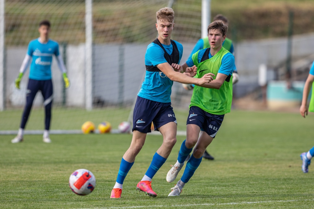 «Газпром» — тренировочные сборы «Зенита»-м в Ставропольском крае: 27 июня, вечерняя тренировка